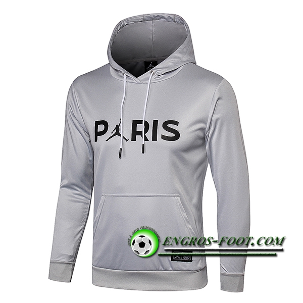 Engros-foot: Sweatshirt Training Jordan PSG Gris 2018-2019 Thailande