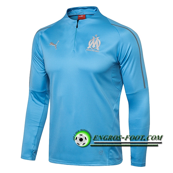 Engros-foot: Sweatshirt Training Marseille OM Bleu 2018-2019 Thailande