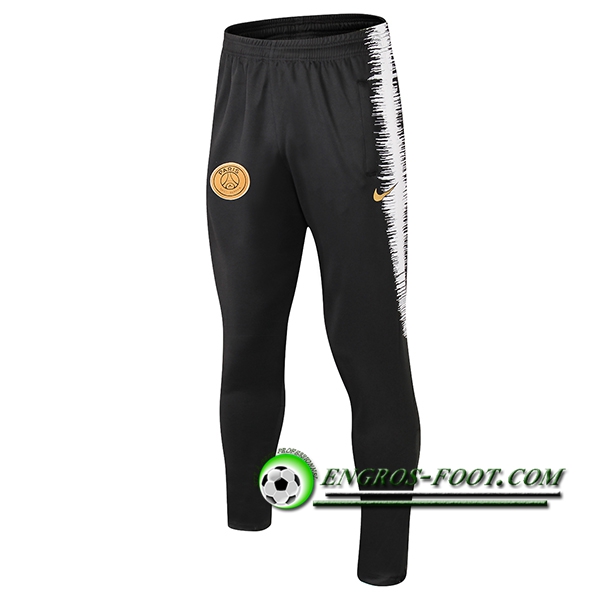 Engros-foot: Training Pantalon Foot PSG Noir/Blanc Strike Drill 2018-2019 Thailande