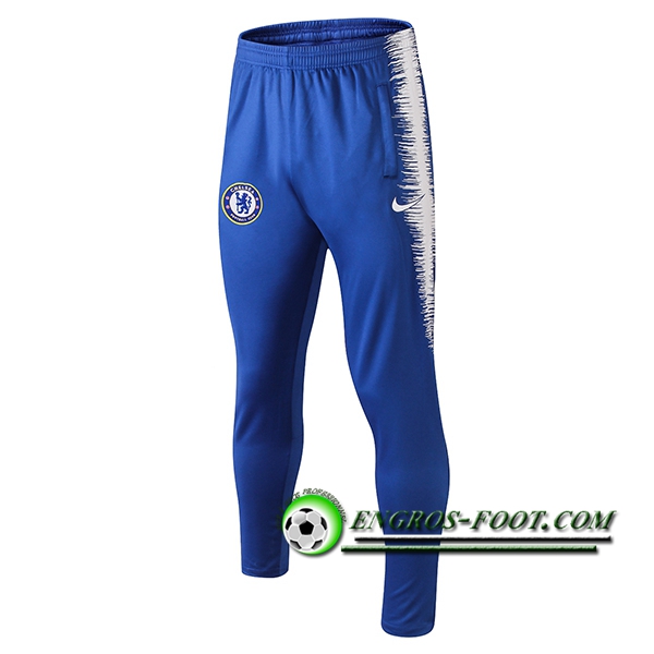 Engros-foot: Training Pantalon Foot FC Chelsea Bleu/Blanc 2018-2019 Thailande