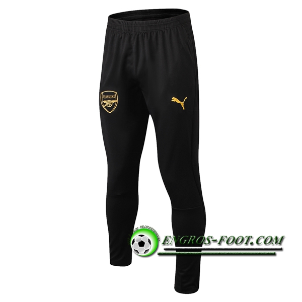 Engros-foot: Training Pantalon Foot Arsenal Noir/Jaune 2018-2019 Thailande