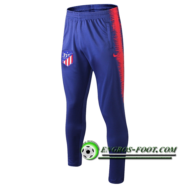 Engros-foot: Training Pantalon Foot Atletico Madrid Bleu/Rouge 2018-2019 Thailande