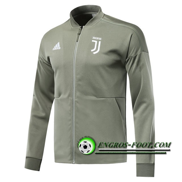 Engros-foot: Veste Foot Juventus Gris Fonce 2018-2019 Thailande