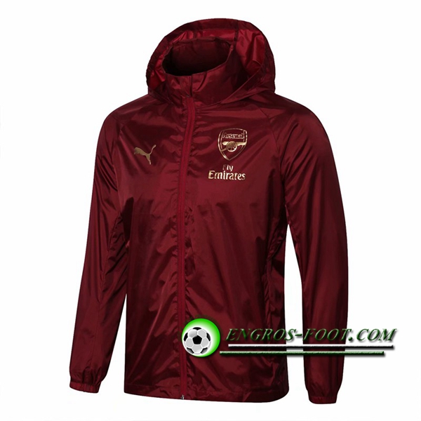 Engros-foot: Veste Foot Coupe Vent Arsenal Rouge 2018-2019 Thailande