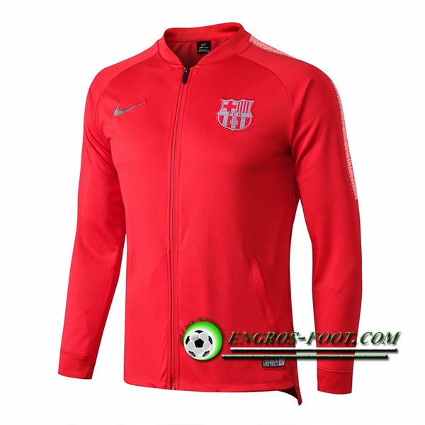 Engros-foot: Veste Foot FC Barcelone Rouge 2018-2019 Thailande