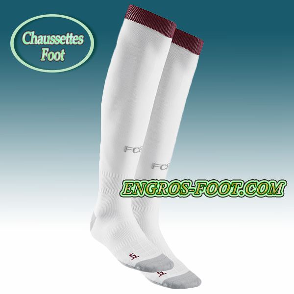 Engros-foot: Chaussettes Foot Bayern Munich Blanc 2016 2017 Third Thailande