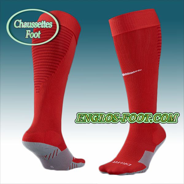 Engros-foot: Chaussettes Foot AS Monaco Rouge 2016 2017 Domicile Thailande