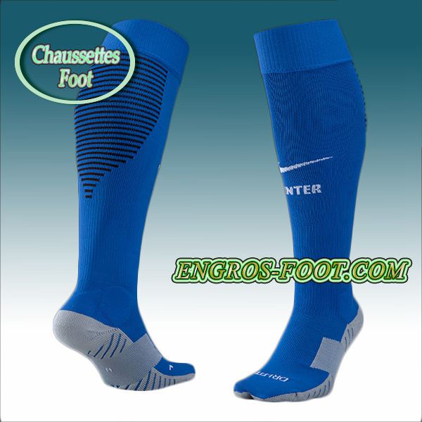 Engros-foot: Chaussettes Foot Inter Milan Bleu 2016 2017 Domicile Thailande