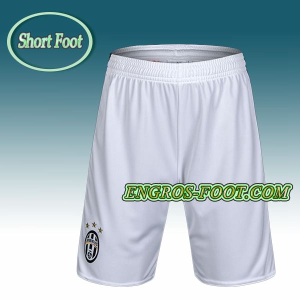 Engros-foot: Short Foot Juventus Blanc 2016 2017 Exterieur Thailande