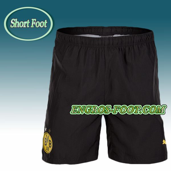 Engros-foot: Short Foot BVB Dortmund Noir 2016 2017 Domicile/Exterieur Thailande