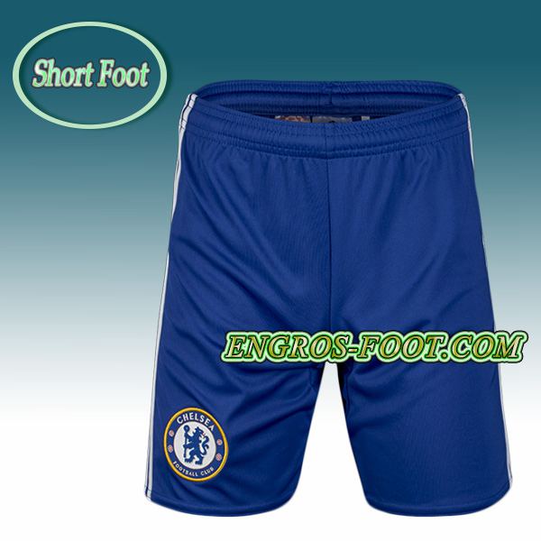 Engros-foot: Short Foot FC Chelsea Bleu 2016 2017 Domicile Thailande