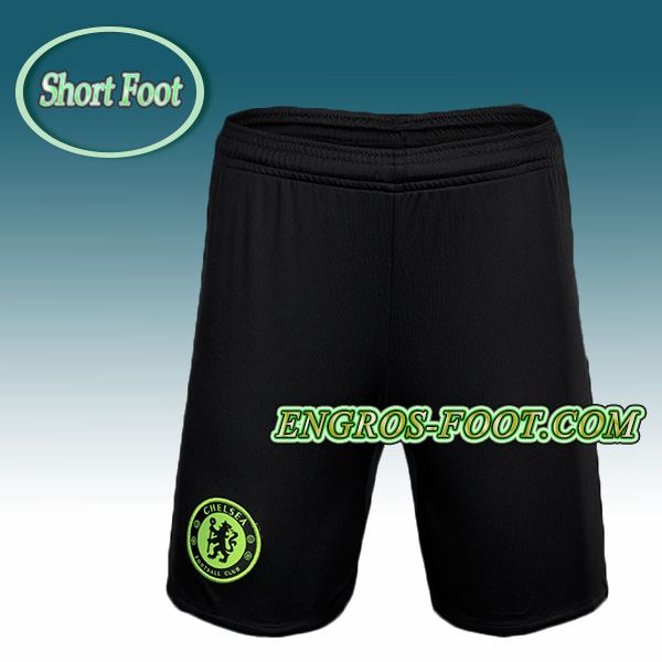 Engros-foot: Short Foot FC Chelsea Noir 2016 2017 Exterieur Thailande