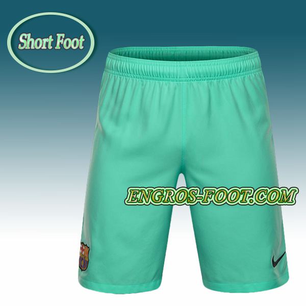 Engros-foot: Short Foot FC Barcelone Vert 2016 2017 Third Thailande