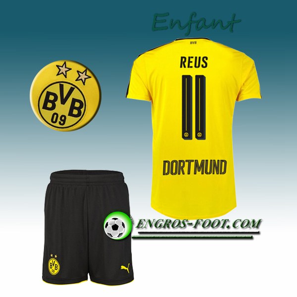 Engros-foot: Ensemble Maillot Foot Dortmund BVB Enfant REUS 11 Domicile 2016 2017 Jaune Thailande