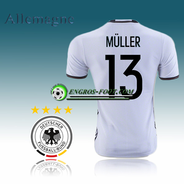 Engros-foot: Maillot Foot Equipe de Allemagne Domicile 2016 17 - MULLER 13