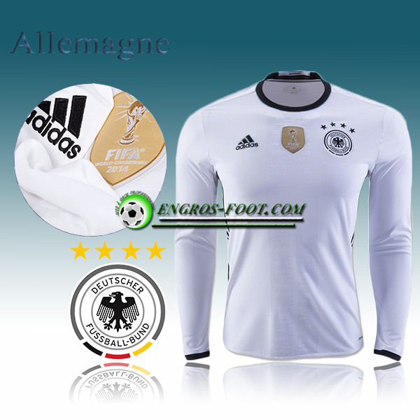 Engros-foot: Maillot de Foot Manche Longue Allemagne Domicile 2016-17 Thailande