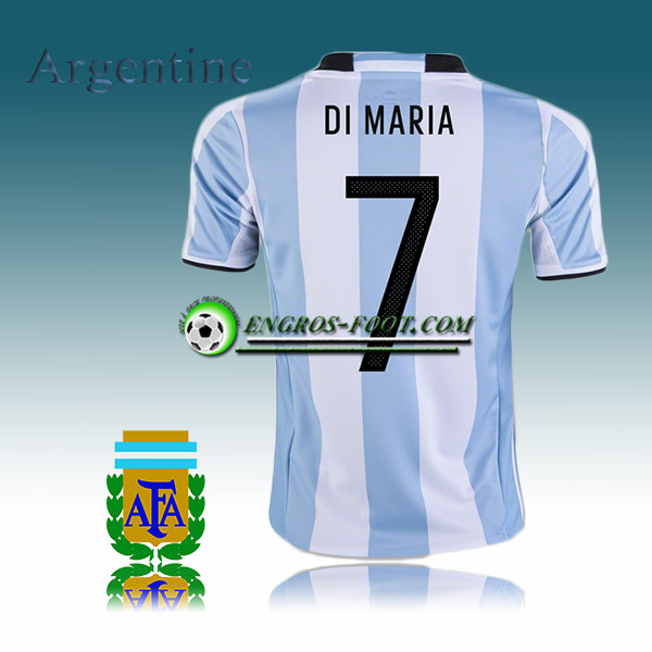 Engros-foot: Maillot de Foot Argentine Domicile 2016/17 - DI.MARIA 7