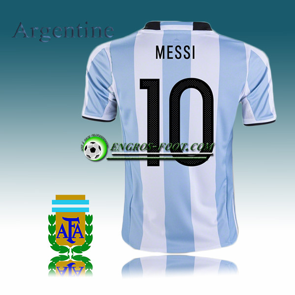 Engros-foot: Maillot de Foot Argentine Domicile 2016 17 - MESSI 10