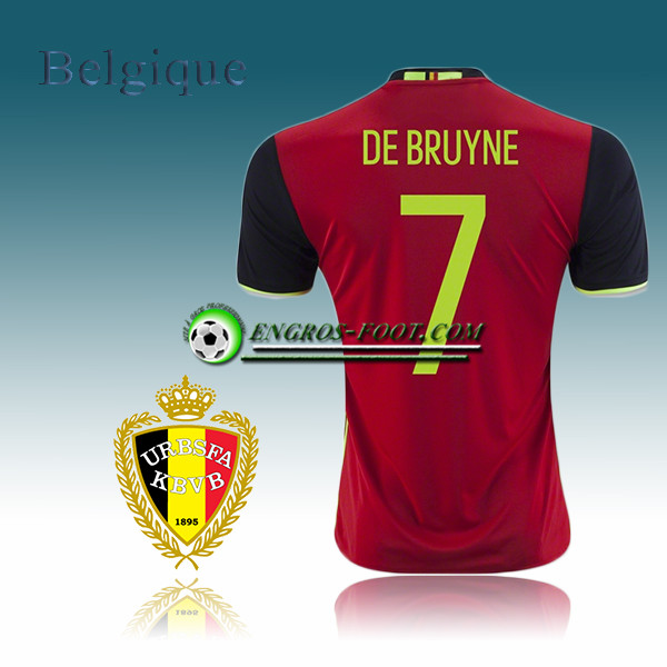 Engros-foot: Maillot de Foot Belgique Domicile 2016/17 - DE BRUYNE 7