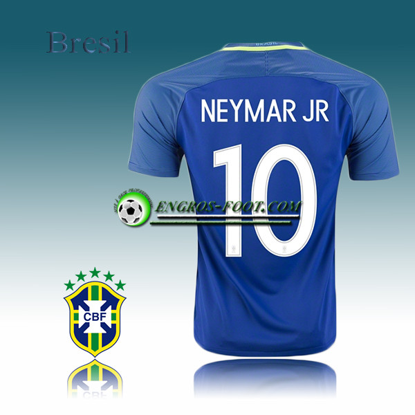 Engros-foot: Maillot Equipe de Bresil Foot Exterieur 2016/2017 - NEYMAR JR 10