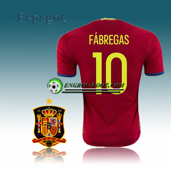 Engros-foot: Maillot Foot Equipe de Espagne Domicile 2016 17 - FABREGAS 10