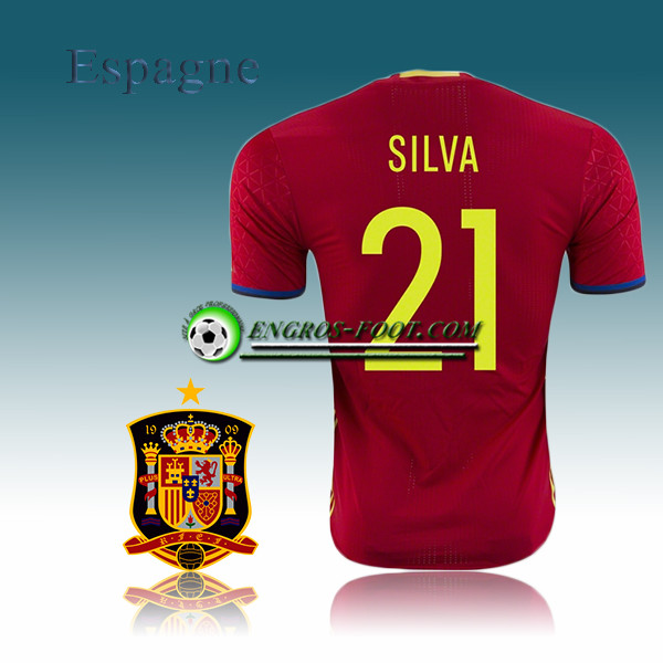 Engros-foot: Maillot Foot Equipe de Espagne Domicile 2016-2017 - SILAV 21