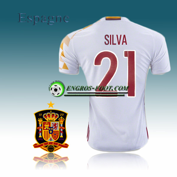 Engros-foot: Maillot Foot Equipe de Espagne Exterieur 2016/17 - SILAV 21