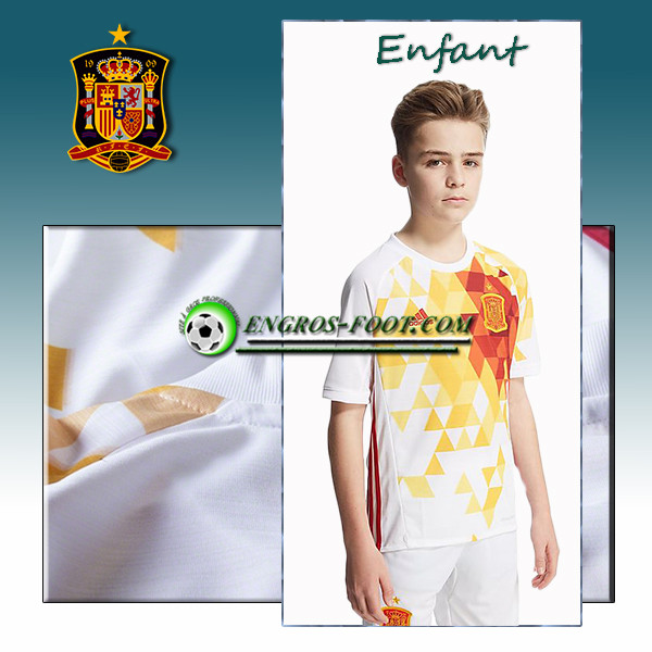 Engros-foot: Maillot de Foot Enfant Espagne Exterieur 16 17 Thailande