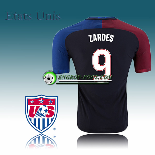 Engros-foot: Maillot Foot Equipe de Etats Unis Exterieur 16 17 - ZARDES 9