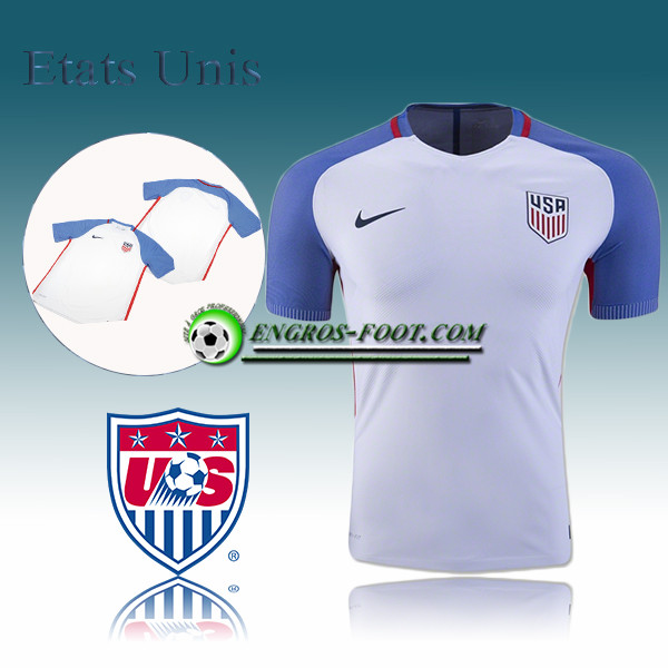 Engros-foot: Maillot Foot Equipe de Etats Unis Domicile 2016/2017 Thailande