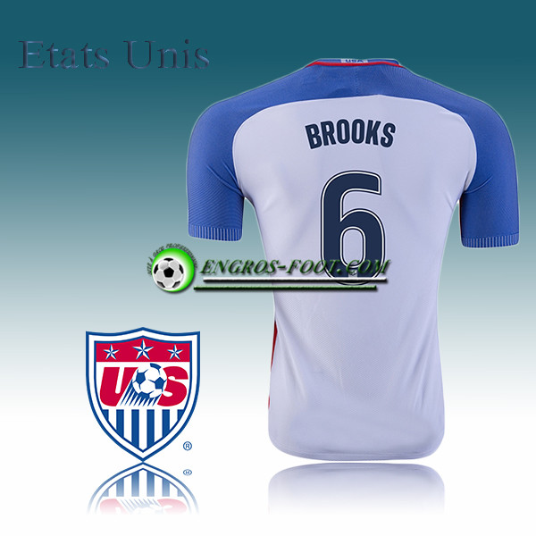 Engros-foot: Maillot Foot Equipe de Etats Unis Domicile 16 17 - BROOKS 6