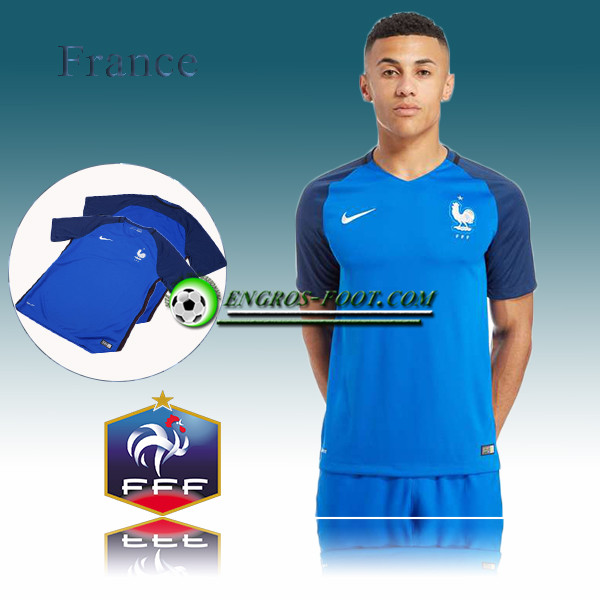 Engros-foot: Maillot Equipe de France Domicile 2016-2017 Thailande