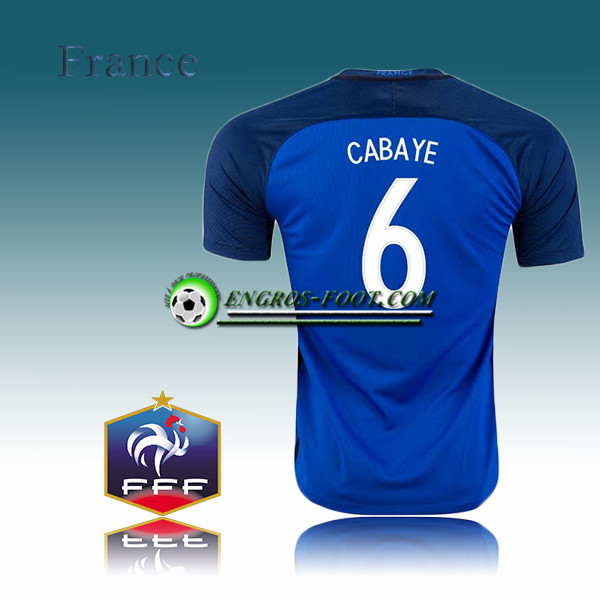 Engros-foot: Maillot Equipe de France Domicile 16 17 - CABAYE 6