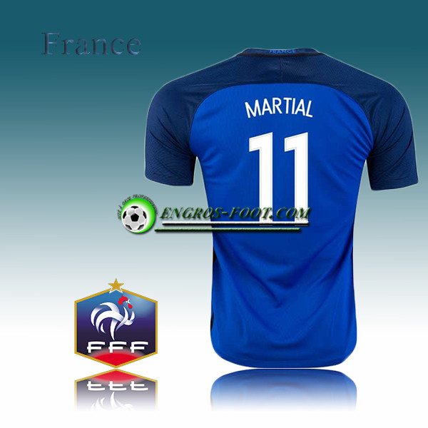 Engros-foot: Maillot Equipe de France Domicile 16-17 - MARTIAL 11