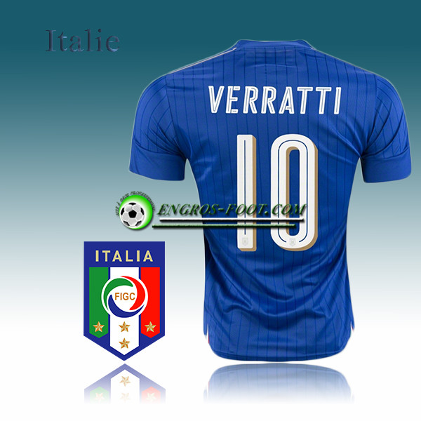 Engros-foot: Maillot Equipe de Italie Domicile 2016-2017 - VERRATTI 10