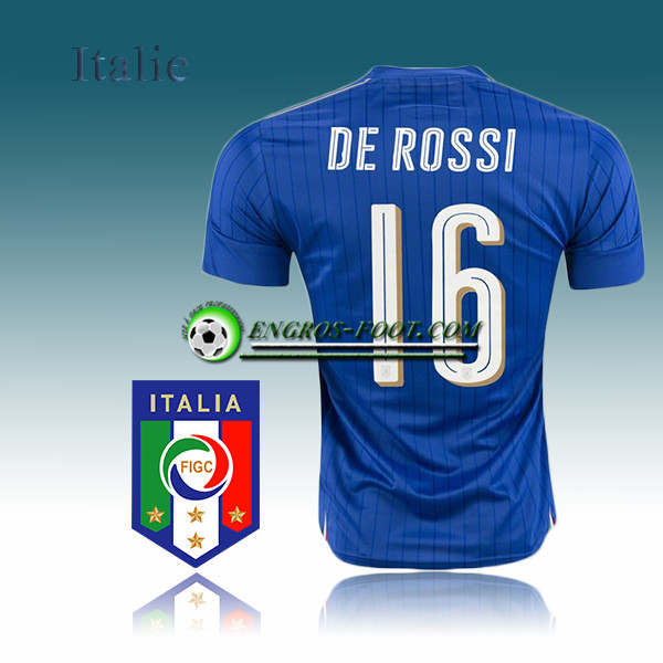 Engros-foot: Maillot Equipe de Italie Domicile 16/17 - DE ROSSI 16