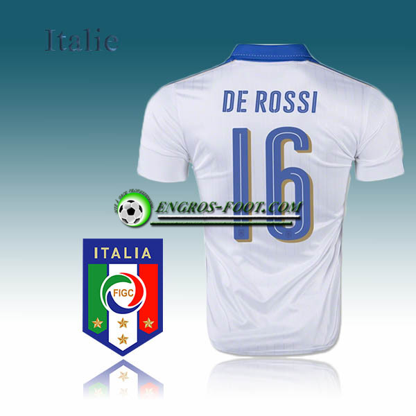 Engros-foot: Maillot Equipe de Italie Exterieur 2016-2017 - DE ROSSI 16