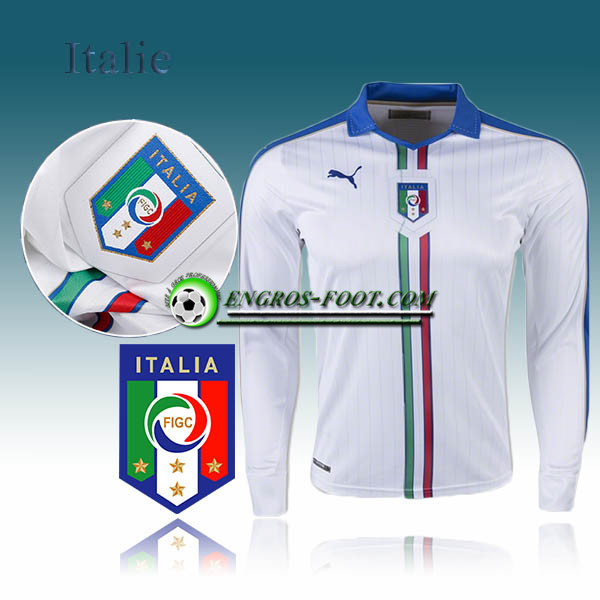 Engros-foot: Maillot Manche Longue Foot Italie Exterieur 16 17 Thailande