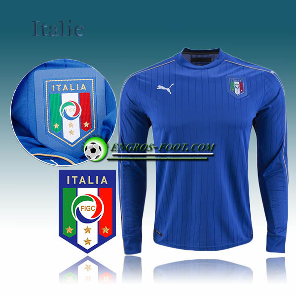 Engros-foot: Maillot Manche Longue Foot Italie Domicile 16/17 Thailande