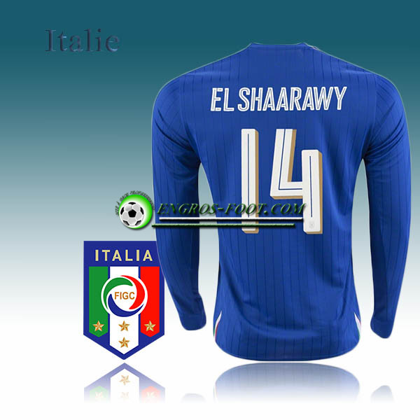 Engros-foot: Maillot Manche Longue Foot Italie Domicile 2016/17 - ELSHAARAWY 14