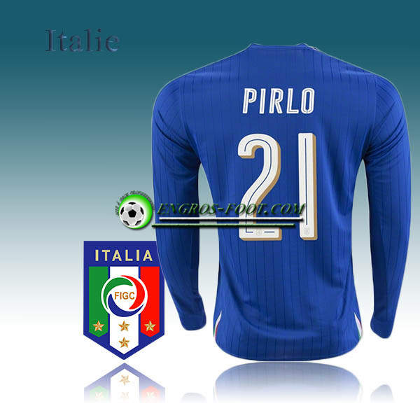 Engros-foot: Maillot Manche Longue Foot Italie Domicile 2016-2017 - PIRLO 21