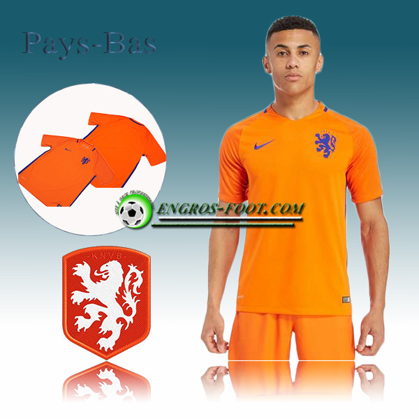 Engros-foot: Maillot Foot Equipe Pays-Bas Domicile 16-17 Thailande