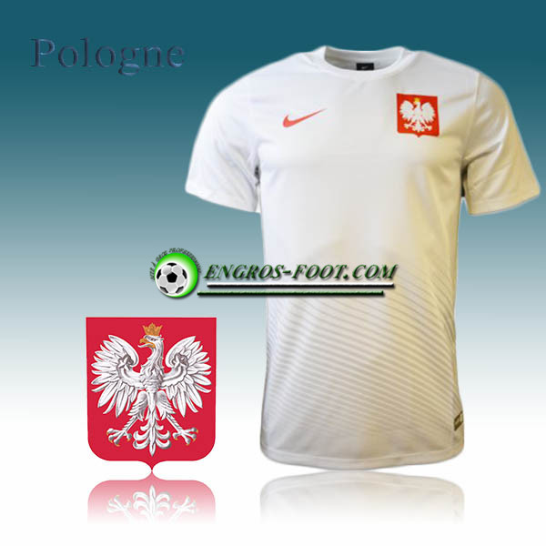 Engros-foot: Maillot Equipe de Pologne Domicile 2016-17 Thailande