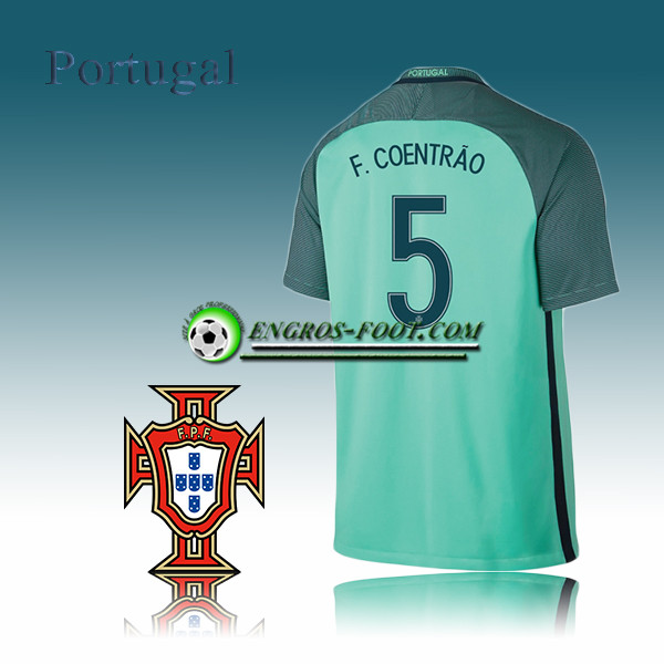 Engros-foot: Maillot Equipe Portugal Exterieur 16 17 - COENTRAO 5