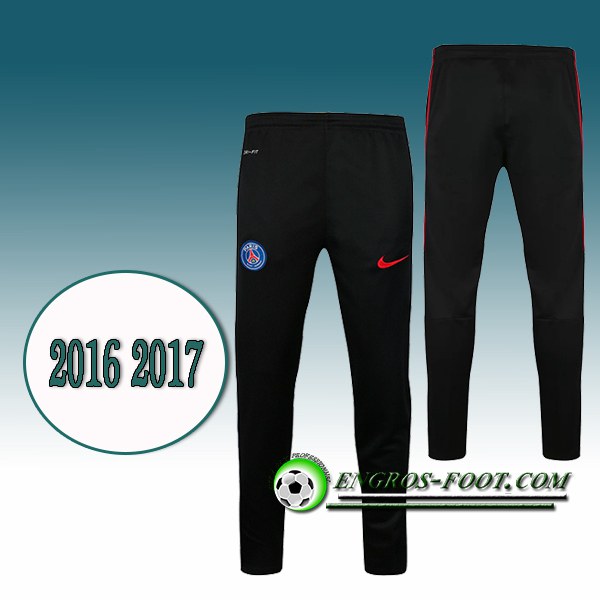 Engros-foot: Pantalon Training Paris PSG Noir 2016 2017 Thailande