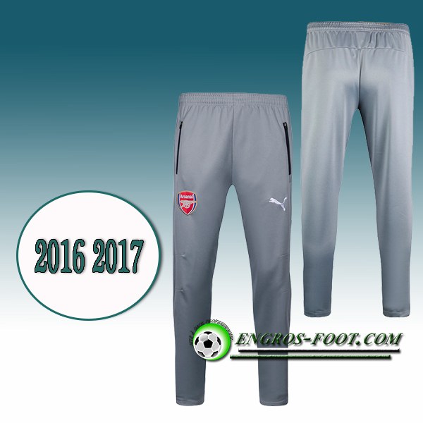 Engros-foot: Pantalon Training Arsenal Gris 2016 2017 Thailande