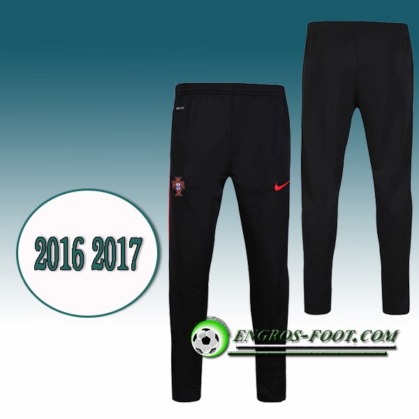 Engros-foot: Pantalon Training Portugal Noir 2016 2017 Thailande