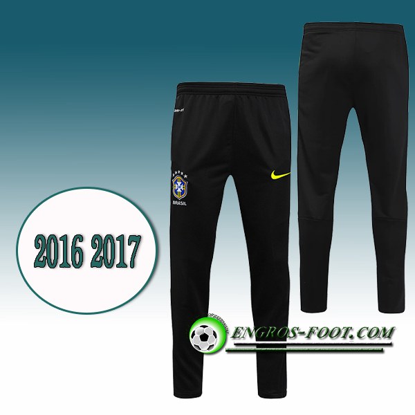 Engros-foot: Pantalon Training Bresil Noir 2016 2017 Thailande