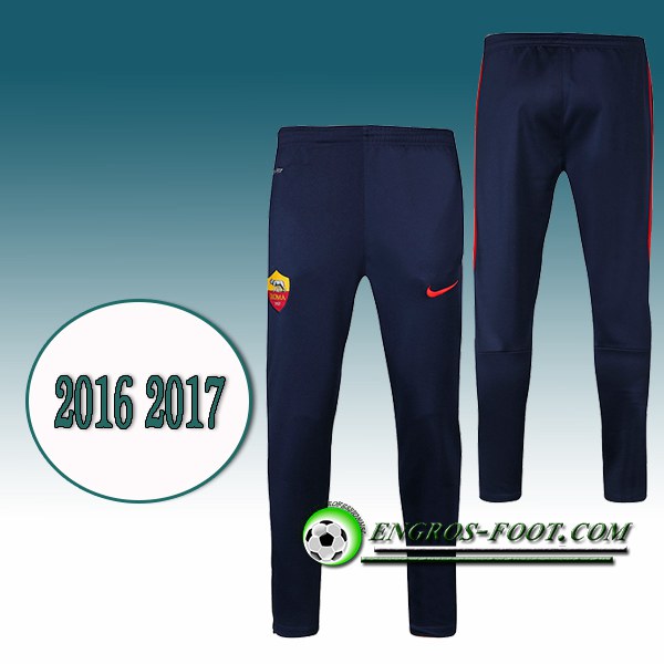 Engros-foot: Pantalon Training AS Rome Noir 2016 2017 Thailande