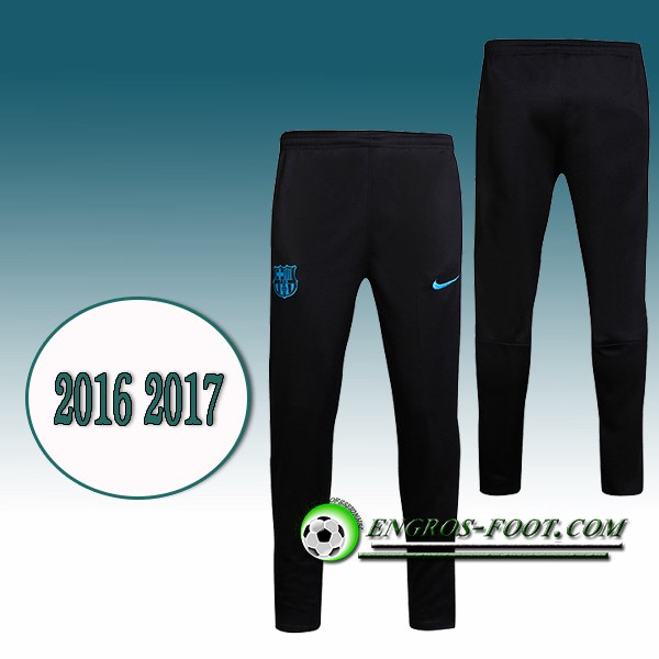 Engros-foot: Pantalon Training FC Barcelone Noir/Bleu 2016 2017 Thailande